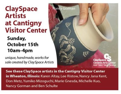 ClaySpace Artists at Cantigny Visitor Center