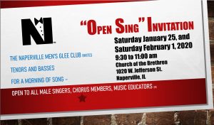 Open Rehearsal - Naperville Men's Glee Club