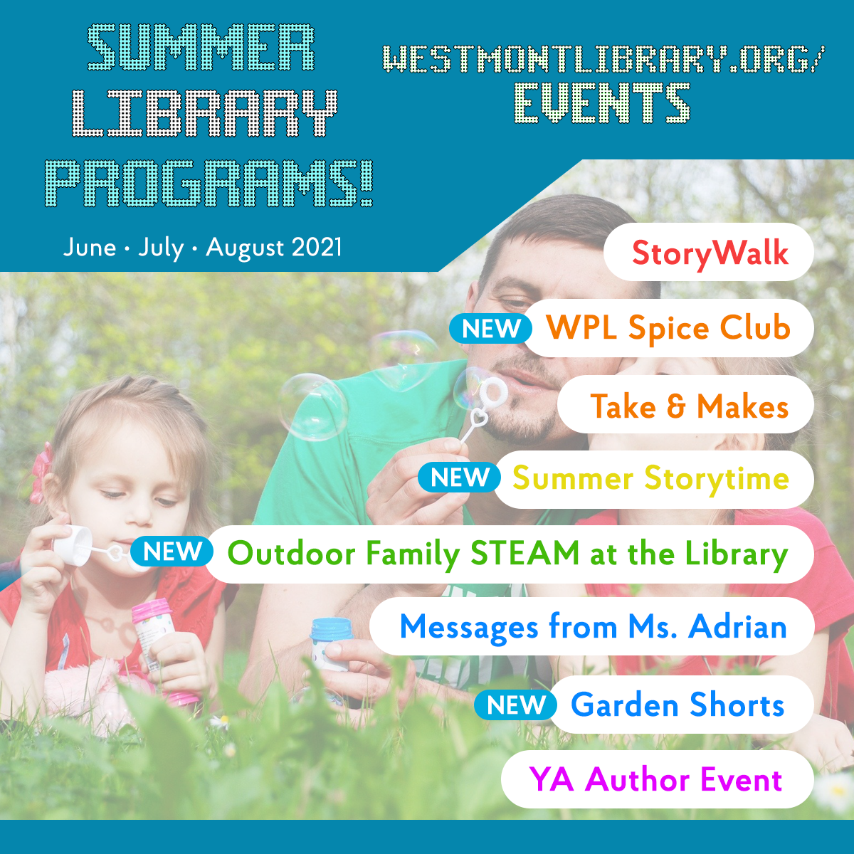 Summer Library Programs are now online!, Westmont Public Library at ...
