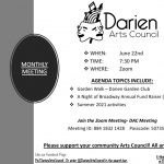 Darien Arts Council JuneMeeting
