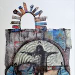 Brown Bag Collage Art