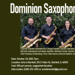 Dominion Saxophone Quartet performance at Arts in Bartlett