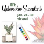 DIY: Watercolor Succulents