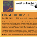 West Suburban Symphony: From the Heart Orchestra Concert