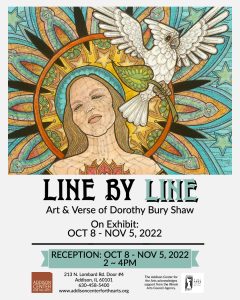 "Line By Line" - Art and Verse of Dorothy Bury Shaw