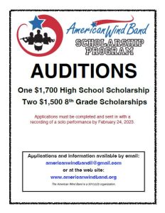 American Wind Band Scholarship Program