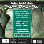 ClaySpace Ceramic Arts Center presents ClaySpace Student/Teacher Show