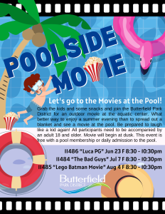 Let's Go to the Movies at the Pool The Bad Guys PG