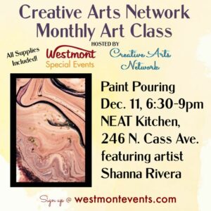 Creative Arts Network Art Class: Paint Pouring