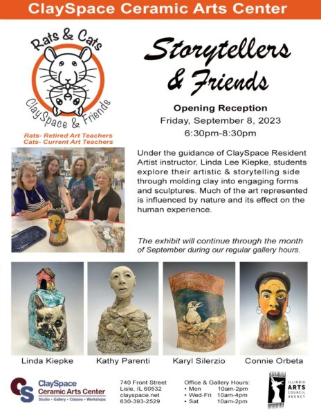 ClaySpace Ceramic Arts Center presents Storytellers & Friends
