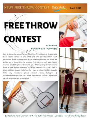 New Turkey Shoot Free-Throw Contest