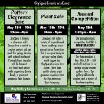 ClaySpace Ceramic Arts Center Plant Sale, Clearance Sale Fundraiser, & Annual Competition, Noisemakers