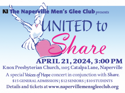 Naperville Men's Glee Club Presents "United to SHARE"